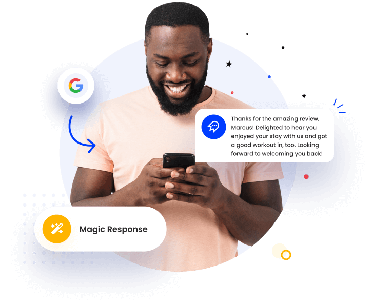 Use AI review responses to quickly reply to reviews